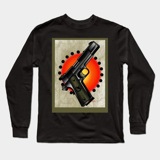 1911 Long Sleeve T-Shirt by Glockink